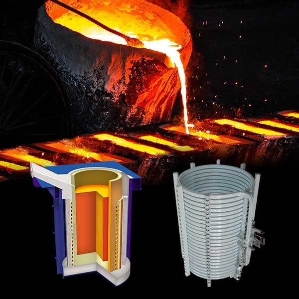 China Energy Saving Medium Frequency Electrotherm Induction Furnace System factory