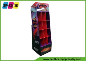 China Point Of Sales PDQ Retail Display Custom Corrugated With 12 Pockets POC040 factory