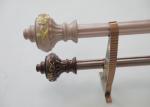 6.7m Simple Style 0.45mm Wrought Iron Double Curtain Rods