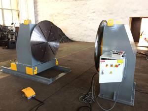 China Head / Tail Stock Pipe Welding Positioners , Welding Turn Table factory