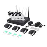 Unistone 4CH Outdoor Wireless WIFI 2MP CCTV Security Surveillance Camera NVR KIT