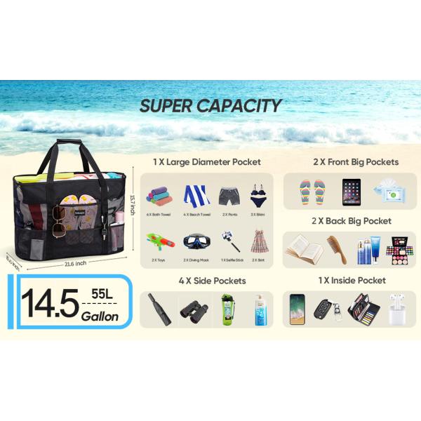 beach bags waterproof sandproof