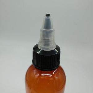 China 100ml Clear Liquid Filled Plastic Bottles With Screw Cap factory