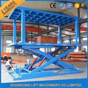 China Portable Hydraulic Scissor Car Lift home elevator WITH high strength Manganese Steel factory