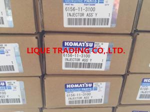 China DENSO common rail injector 6156-11-3100 , 6156113100 , 095000-0800 , 095000-0801 for KOMATSU factory
