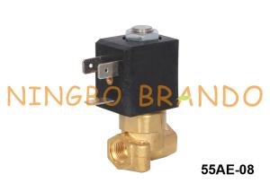 China Espresso Coffee Maker Spare Parts Brass Solenoid Valve 2 Way 24V 220V factory
