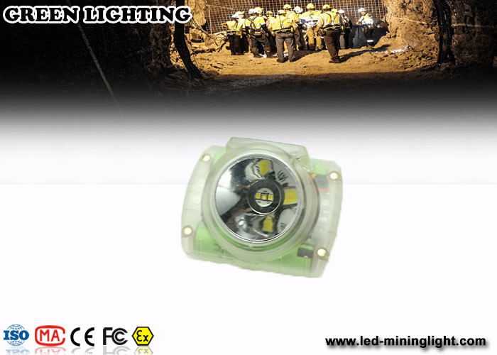 China 1W 300mA Coal Mining Lights , Miners Head Torch 6h charging time rechargeable li battery factory