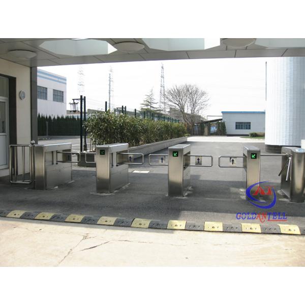 Intelligent DC 24V Access Control Security Swing Gate , Airport Swing Gates