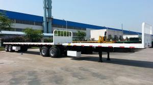 China Super Link Flatbed Trailer Loose Cargo Goods 20ft Container 40ft Container factory