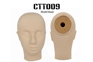 China Natural Rubber 3D Makeup Practice Head / Practice Makeup Doll Head factory