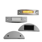 Aluminum Solar Road Stud Light , Outdoor Cat Eye Road Reflector