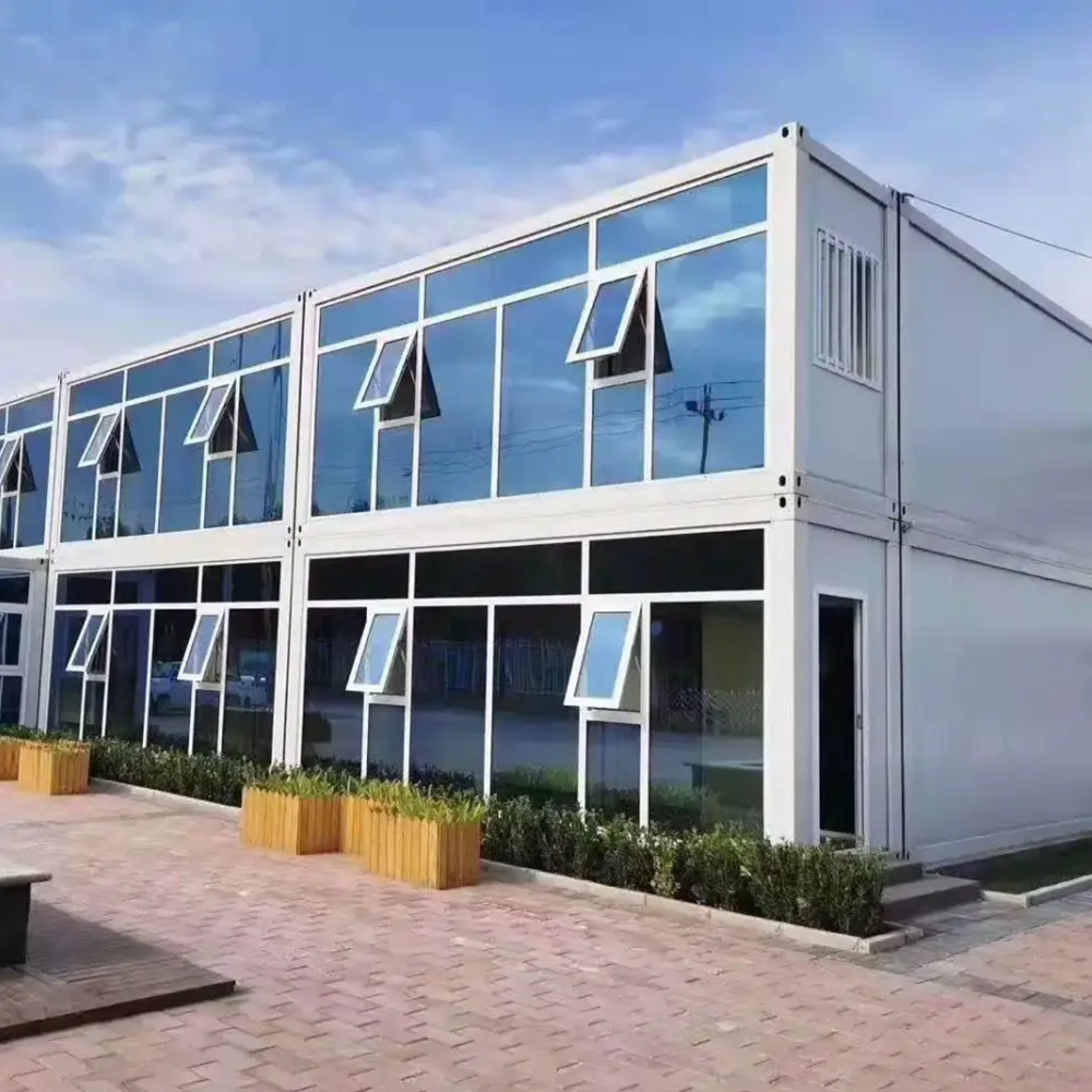 Detachable Container House for House Design Style Contemporary 40ft Luxury Office Container Homes Quick Assemble