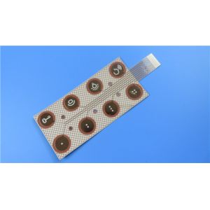 0.06mm PET Transparent Flexible PCB Immersion Gold Surface Finish