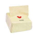100 Count Odorless Brown Paper Napkins , Natural Color Serviettes For Weddings
