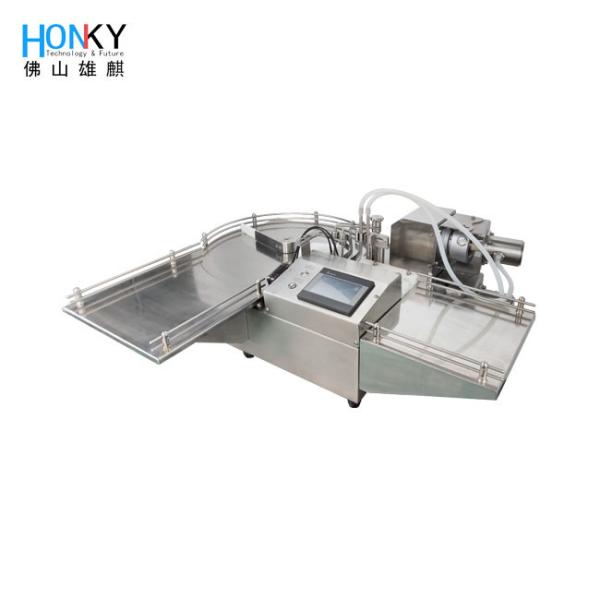 30ml Round Bottle Table Top Liquid Filling Machine Semi Automatic With Ceramic
