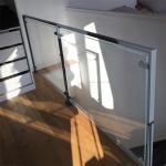 Modern Apartment Design Tempered Laminated Glass Stair Balustrade with CE