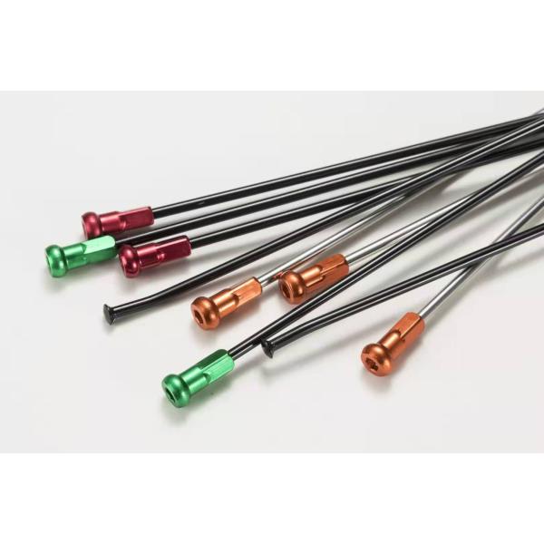 8G 9G 10G Motorcycle Spokes and Red Alloy Nipples for Replacement/Upgrade Accessories
