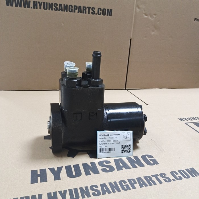Steering Valve 419-64-25202 4196425202 419-64-25201 4196425201 For Wheel Loaders WA320