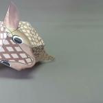 DIY Paper Toys Origami Toys Creative Cartoon Animal Wolf Dog Origami Paper Toys