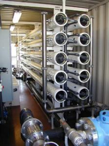 China Containerized Seawater Reverse Osmosis Systems Desalination Plant 2000LPH factory