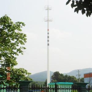 China Mobile Phone Communication Monopole Telecom Tower 35m Single Tube factory