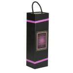 Wholesale Custom Luxury Black Paper Magnetic Folding Cardboard Wine Gift Box