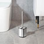 Fashion Steel Toilet Cleaning Brush And Holder With Contemporary Design