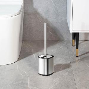 China Fashion Steel Toilet Cleaning Brush And Holder With Contemporary Design factory