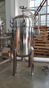 China DL-4P2S Food Grade Stainless Steel Vertical Multifunction Bag Filters With PP Filter Bag factory