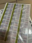 Vitamin B12 Adhesive Injection Oil Labels For 10ml glass bottle