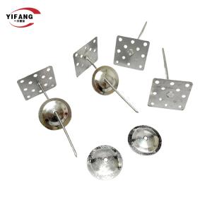 China Stainless Steel 50x50mm Insulation Fixing Pins Self Adhesive factory