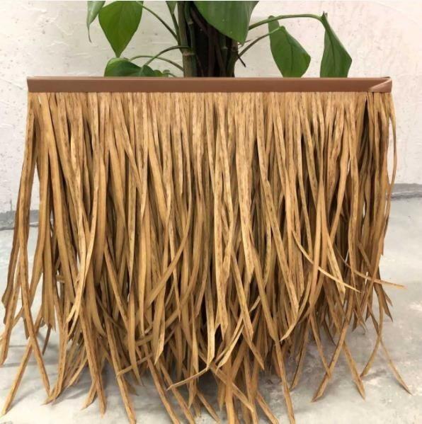 Hotel Roofing Solution Anti-UV Synthetic Palm Leaves Roof Thatch with Nylon