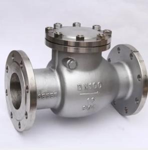 China Ductile Iron Foot Check Valve for Quick Fittings Round Head Code Female Thread Flapper factory