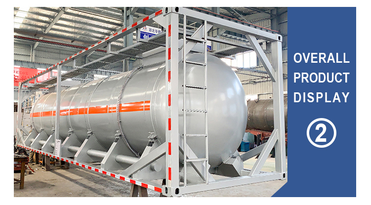 Aluminum Alloy ISO Tank Container Capacity 28000 Liters 30FT Transport Tank Container