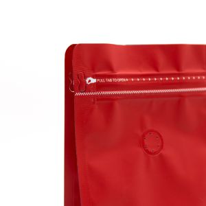 Eye-catching Self-Sealing Zipper Coffee Bag With Eight-Side Seal Design And