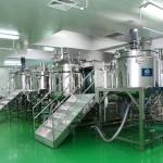 Electric / Steam Heating Vacuum Liquid Mixer Machine With Precise Temperature