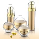 Golden Square Acrylic Cream Jar Cosmetic Packaging Jars WDA1-50g-a 72.5*62mm