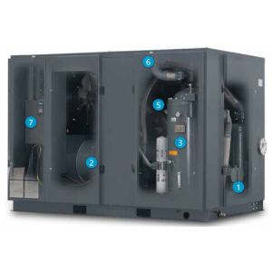 China 90 kW Rotary Screw Air Compressor GL90VSD on sale