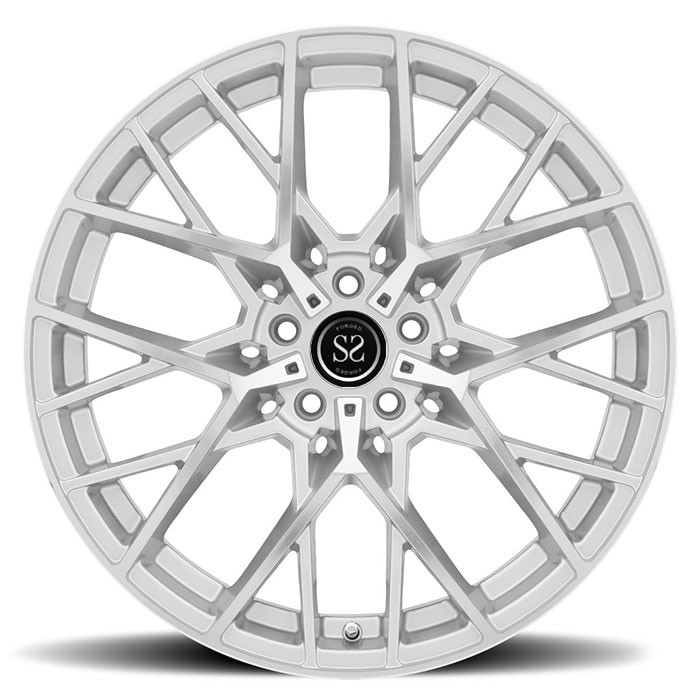 18 19 inch staggered white forged aluminum alloy auto sport rims wheel