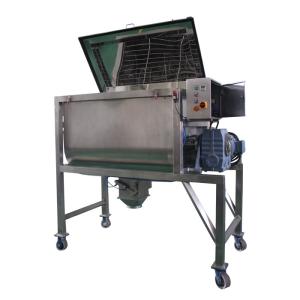 China 3kw 100L Powder Mixer Blender , One Layer Powder Mass Mixer With Castors factory