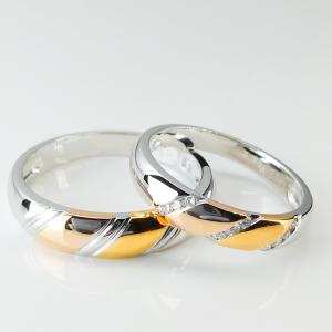 China Double Color Special Stripes 9g 18k Gold Wedding Bands factory