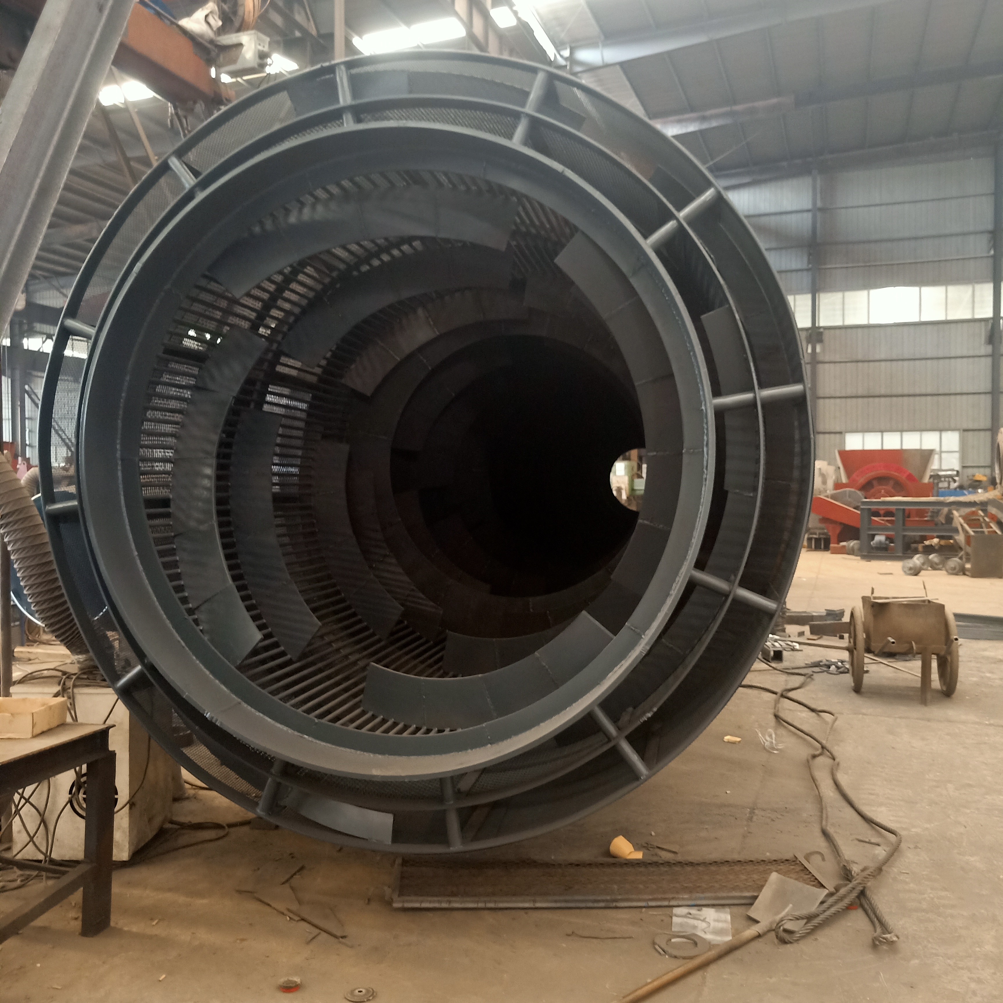 Sand And Stone Separating Washing Machine Rotary Drum 22kw 100mm