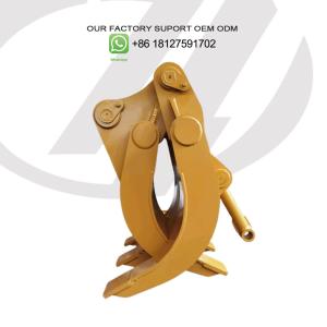 China 500 Lbs Grip Force Hydraulic Log Grapple With 36 Inches Grip Opening And 1000mm Max Jaw Opening factory