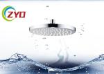 Ultra Thin Brushed Stainless Steel Shower Head , Gloss Metal Hand Held Shower