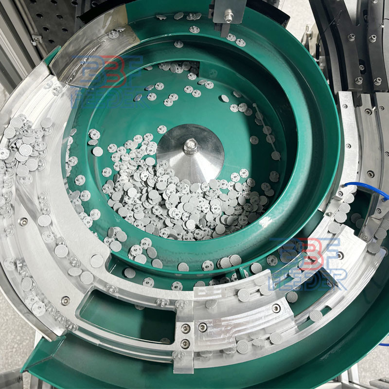 Electromagnetic Vibration Bowl Feeder Double Track Button Switch Vibrator Feeding