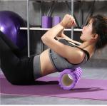 30*10cm PVC Bearing Yoga Foam Rollers Self Myofascial Release Black