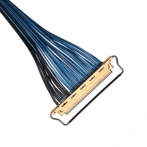 China Horizontal CABLINE-CA 50pin Lvds Micro Coaxial Cable 20633-250T-01S 20634-150T-02 factory