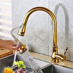 China 304SUS Electroplate Flexible Retractable Sink Faucet 360 Degree Rotary factory