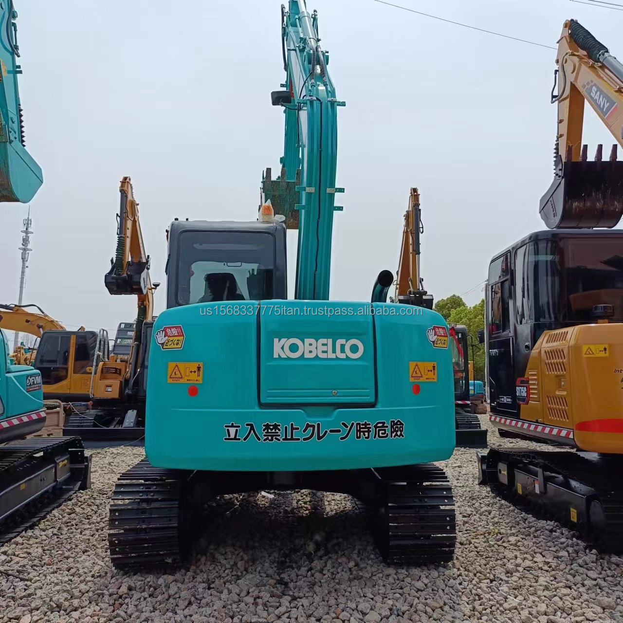 Original Japan Multifunctional Kobelco SK75 SK75-8 Excavator Crawler Excavator 7.5 Tons