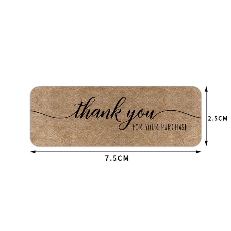 Synthetic Kraft Paper Printed Self Adhesive Labels On A Roll